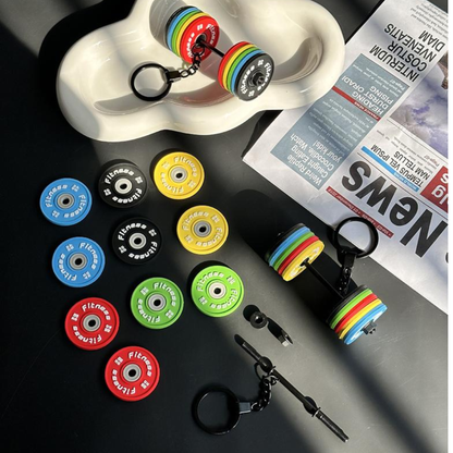 Mini llavero barra olímpica